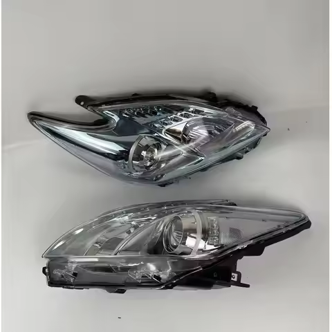 Car Headlight For Toyota Prius ZVW30 White Headlamp Lens 2009-2015