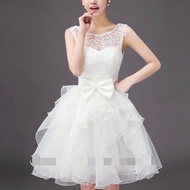 Layers Chiffon ROM Dinner Short Dress