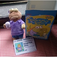 Plushie bikini bottom dazed fish blindbox spongebob keycharmPopmart