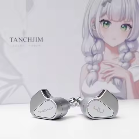Tanchjim 4U HIFI in-Ear Wired Earphone Dual-Chamber DMT-4 LCP Diaphragm Dynamic Driver with 4 Levels