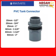 PVC Tank Connector BINA 15mm 20mm 25mm 32mm 40mm 50mm