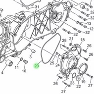 YAMAHA Rubber Seal CVT Cell Seal Kiri Original TurboYAMAHA NMAX 93211-61800 YamahaOriginal