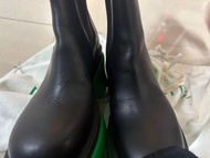 Bottega Veneta 黑色綠底短靴