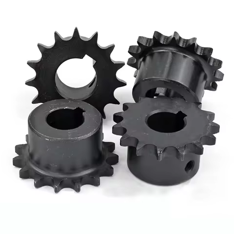 1/2Inch 14-25Teeth Sprocket 08B-1 Industrial Drive Sprocket Carbon Steel Sprocket Keyway Aperture 25