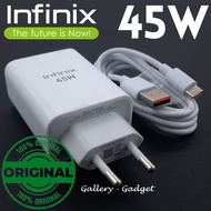 Charger Infinix Note 30 type-c 45 watt Original Fast Charging Muncul Decimal Charger 45W Infinix Zer