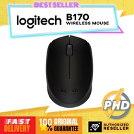 Logitech B170 Wireless Mouse, 2.4 GHz with USB Nano Receiver, Optical Tracking, 12-Months Battery Li