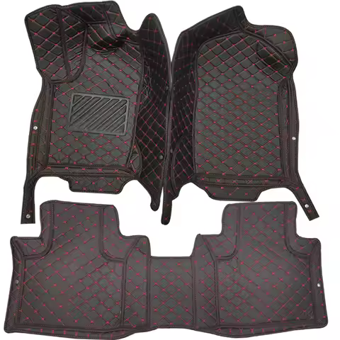 3 row seats Custom Car floor Mats Fit For Nissan Armada Patrol Infiniti QX80 Y62 2017 2018 2019 2020