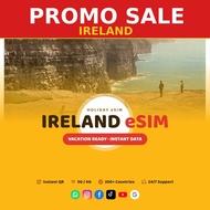 [PROMO] Ireland Travel eSIM 5GB-50GB & Unlimited Data | Big Sale | Instant QR | 4G/5G