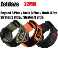 For Zeblaze Stratos 3 2 Ultra / Btalk 3 Pro plus GPS / Beyond 3 plus Strap Smart watch Nylon Canvas 