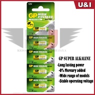 [Fast Delivery] Genuine GP High Voltage Super Alkaline Battery 27A / A27 / 23A / A23 12V 5pcs / Batt