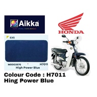 AIKKA HONDA EX5 H7011* PEARL / HIGH POWER BLUE / MOTORBIKE PAINT/ TOUCH UP PAINT/ DIY AEROSOL CAT SPRAY TIN