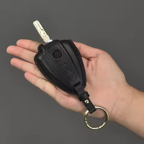 Genuine Leather Key Case for BMW R 18 Classic Motorcycle Key Cover R18B R18 B R18 R18B R18TC R1 Roct
