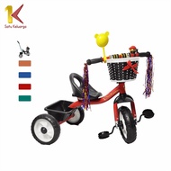 Satu Keluarga Mainan Sepeda Anak Roda 3 Tricycle M307 Balance Bike Sepeda Keseimbangan Anak Dengan Keranjang / Ride On Push Bike Speda Dorong Import