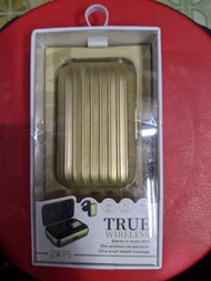 真無線立體聲智能觸控型藍芽耳機+緊急行動電源True Wireless Stereo Smart Touch Bluetooth Headset + Emergency Power Bank