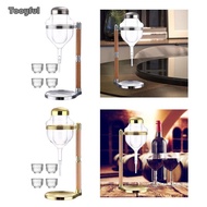 [Tooyful] Glasses Sake Set Cold Sake Chilled Server Cups Clear Sake Pot Dispenser for Barware Party 
