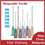 DISPOSABLE NEEDLE/Jarum Picagari 18G / 21G  / 25G / 27G