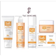 Safi Acne Solution Series (Whip Cleanser 100g, 2in1Cleanser 160ml,  Serum Control 100ml，Moisturizer 