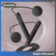 [yolanda2.sg] Cordless Jump Rope Non Slip Counting Jump Rope Multifunction for Fitness Workout