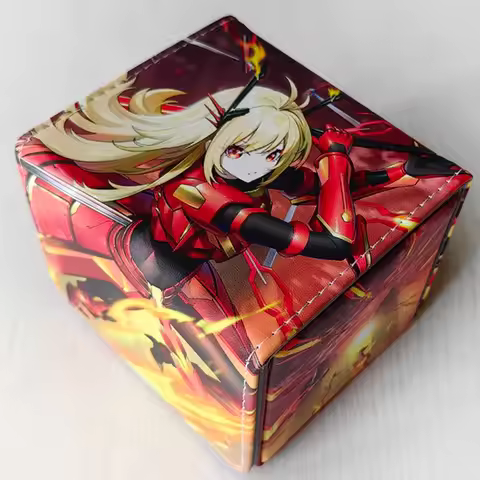 Yugioh Sky Striker Ace-Kagari Deck Box Yu-Gi-Oh! TCG OCG PTCG Trading Cards Pu Leather Storage Box 1