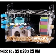FULL ACCESSORIES【Free Gift】Habitrail Hamster House / Home / Cage Single Story