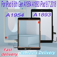 For iPad 9.7 2018  For iPad 6 6th Gen A1954 A1893 LCD Outer Touch Screen Digitizer Front Glass Displ