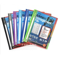 Unicorn PP 5 Subject Index Divider Management File UMF-819A / A4 Index File