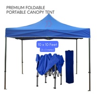 10x10 Feet Blue Color Premium Quality Foldable Canopy Tent Gazebo Folding Portable Tent