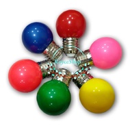 【OFFER】Ping Pong Color Bulb 1W/2W LED E27 Screw Lampu Raya LED