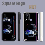 Casing For OPPO A55 A74 4G A17 A17K JDM BMW racing car DJW28 Phone Case Square Edge