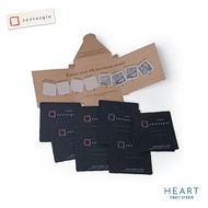 ZENTANGLE ORIGINAL PAPER TILES SET / SQUARE 89mm /BLACK 10 tiles