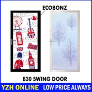 Vitally Swing Door 830 Aluminium Swing Door Standard Size / Custom Size / White Black or Grey Frame 