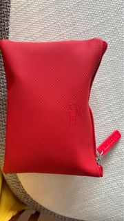 全新Lacoste 旅行套裝兩款Travel Pouch Set拖鞋毛巾