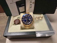 ROLEX 16618 LB SUBMARINER 藍圈藍面D頭紙