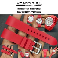สายนาฬิกา รุ่น OVERWRIST Diver FKM Rubber 18192021222324mm