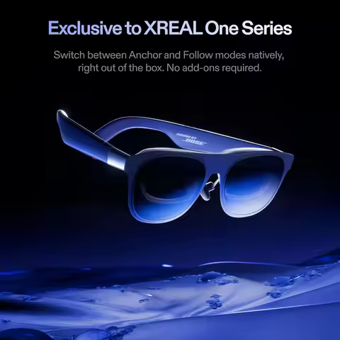 XREAL 1S AR Glasses 500 Virtual Screen 52° FOV Native 3DoF 3D Mode X1 Chip Smart Glasses Support iPh