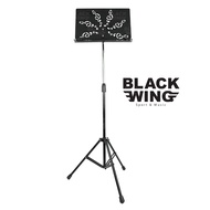 ขาตั้งโน๊ต ขากลม ชุปโครเมี่ยม แผ่นวางรูปตัวโน๊ต 509 Note Stand