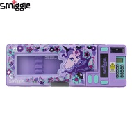 Australia smiggle original children's pencil case girl pop-up pen bag calculator purple butterfly unicorn kawaii school supplies