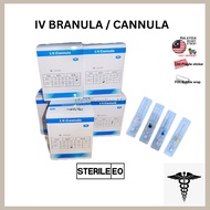 (50 Pieces) - IV Cannula (Intravenous Catheter) / Branula / Kanula IV - Sterile, Single-Use | 50 Pie