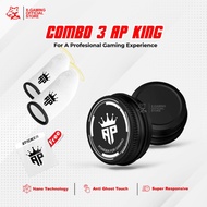 AP KING 3 Pack - AP King Andra ST Carbon Responsive Anti-Sweat Finger Touch Premium Gaming Thumb Cov