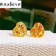 Singapore Original 916 Gold Earing Set for Girls Earrings Korean Earrings for Women Stud Earrings Good Luck Bead Earring