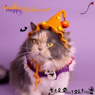 Halloween Pet Pumpkin Bat Hat Fun Collar Suitable for Cats Dogs