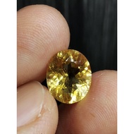 Golden Citrinenatural 11 x 9 x 6 mm 3 Ct Yellow Gold Amethyst Oval Millenium Cutting Code 1488