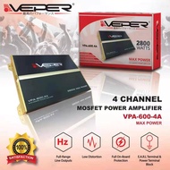 VEPER Car Amplifier 2800W 4 Channel Mosfet Car Max Power