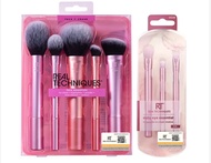 Combo 8 cây cọ Real Techniques Daily Eye Essential Set and Real Techniques Face Essentials Set Brush