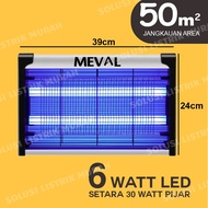 MEVAL Insect Killer Perangkap Nyamuk Serangga Lampu UV 2 Watt 6 Watt 8 Watt