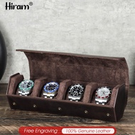Leather 3/4 Slot Watch Case Watch Box Travel Organizer Display Handmade Accessory JewelryGift