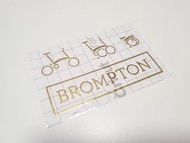 Brompton Bike Stickers 單車貼紙