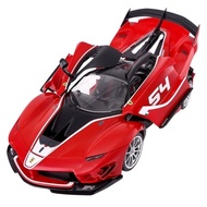 1:18 RASTAR Starlight Ferrari FXXK Assembly Children's Remote Control Car Boys Hands-on Brain Toy Ca