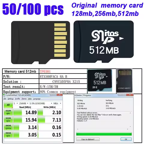 50/100pcs/lot Tf Card 128mb Mini Sd Card 256mb China Storage Wholesale Factory Flash Sd Memory Card 