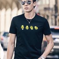 Men  Summer Fashion Short-sleeved Male T-shirt Avocado Printed O-Neck Casual Street Top Tees Clothing Blouses  S-5XL